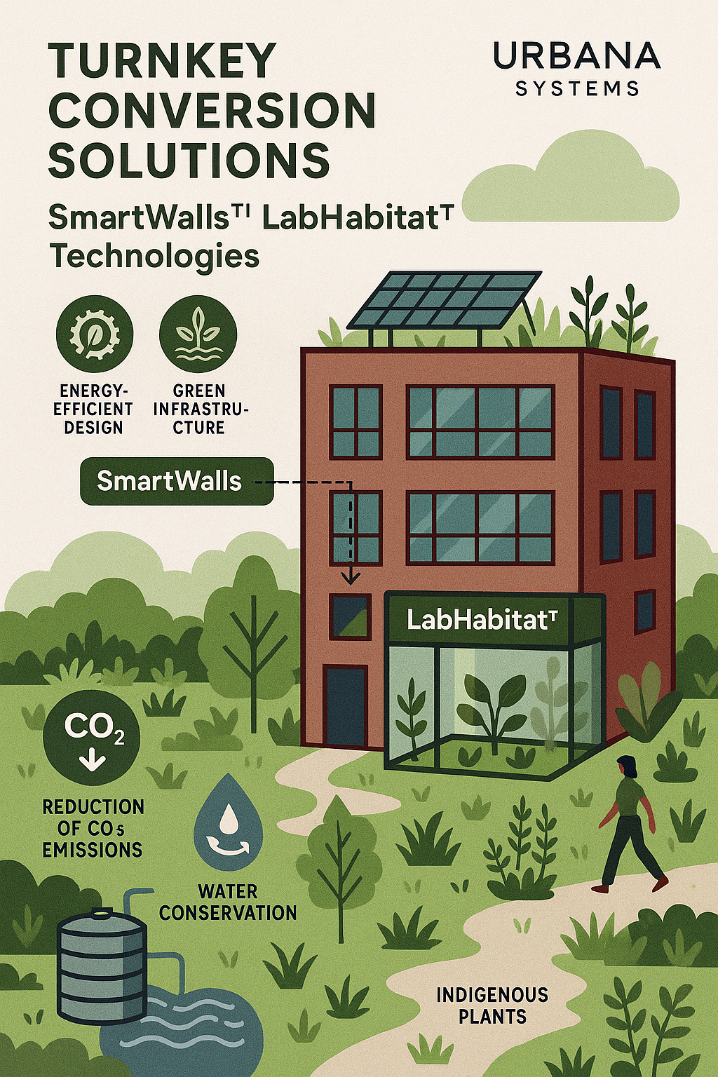 Eco-friendly building transformation